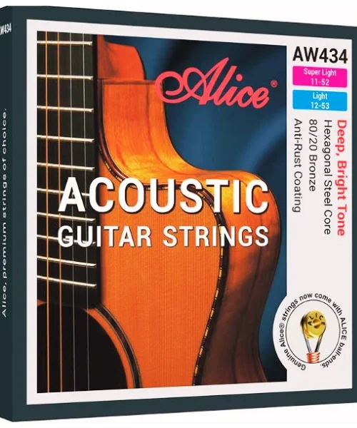 Corzi chitara acustica Alice AW434