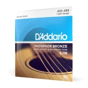 Corzi chitara acustica D’Addario EJ16 Phosphor Bronze Light (12-53)