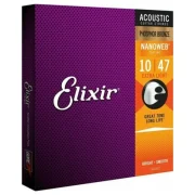 Corzi chitara acustica Elixir 16002 Nanoweb 10-47 Extra light