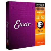 Corzi chitara acustica Elixir 16052 Nanoweb 12-53 Light