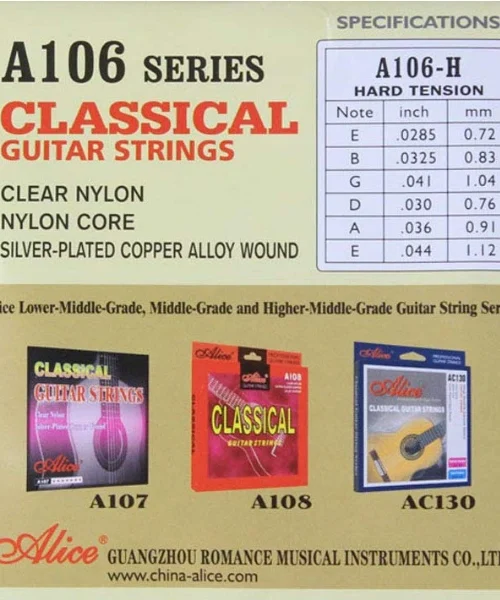 Corzi chitara clasica Alice A106