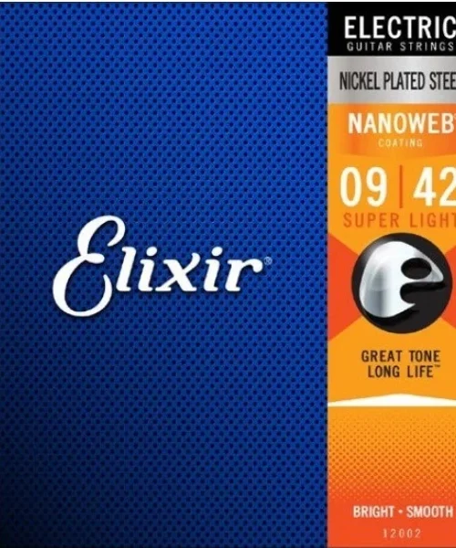 Corzi chitara electrica Elixir 12002 Nanoweb 9-42 Super Light