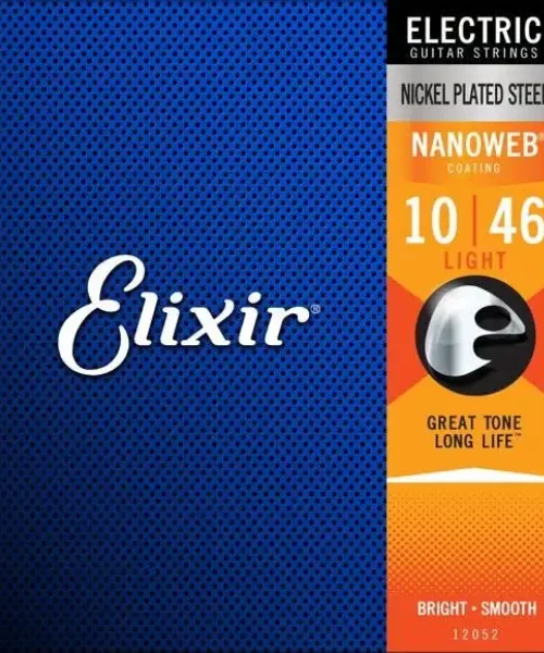 Corzi chitara electrica Elixir 12052 Nanoweb 10-46 Light