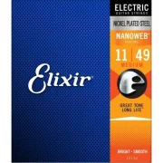 Corzi chitara electrica Elixir 12102 Nanoweb 11-49 Medium
