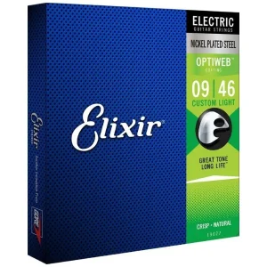 Corzi chitara electrica Elixir 19027 Optiweb 9-46 Custom Light