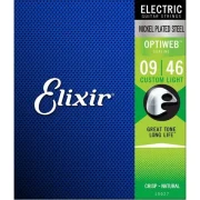 Corzi chitara electrica Elixir 19027 Optiweb 9-46 Custom Light