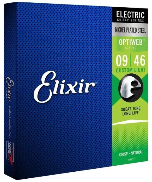 Corzi chitara electrica Elixir 19027 Optiweb 9-46 Custom Light