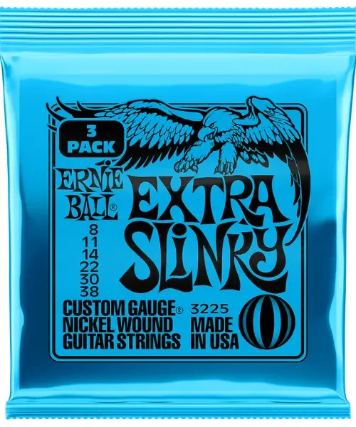 Corzi chitara electrica Ernie Ball Extra Slinky 3225 8-38