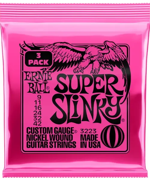 Corzi chitara electrica Ernie Ball Super Slinky 3223 9-42