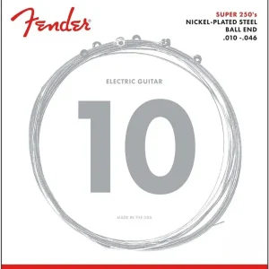Corzi chitara electrica Fender 10 Super 250 Nickel Plated Steel Regular (10-46)