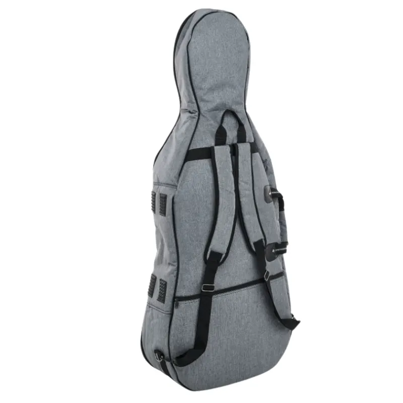 Husa violoncel 4-4 R&J gri verso
