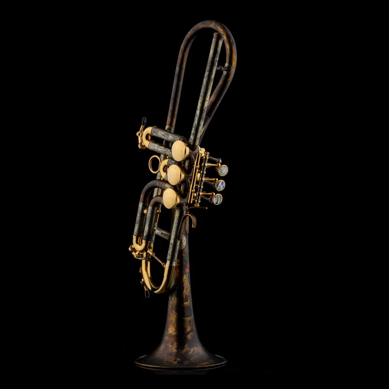 Trompeta Schagerl Bb GANSCHHORN 2021 vintage matt gold